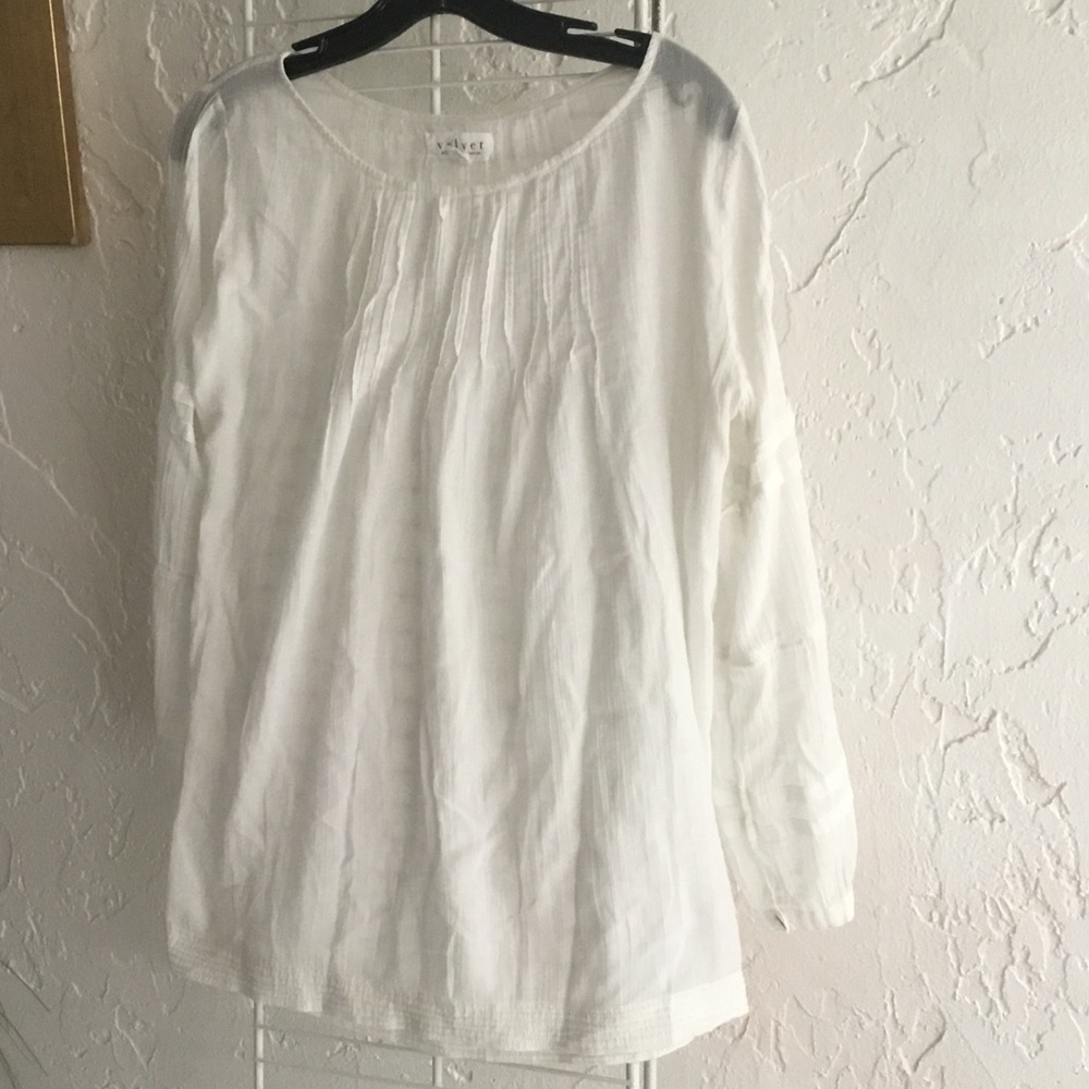 Velvet Cream Women's Blouse